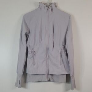 Lululemon Sights Seen Lightweight Jacket Size 6 Chrome